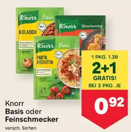 MPreis Knorr Basis oder Feinschmecker Angebot