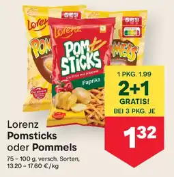 MPreis Lorenz Pomsticks oder Pommels Angebot
