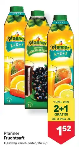 MPreis Pfanner Fruchtsaft Angebot