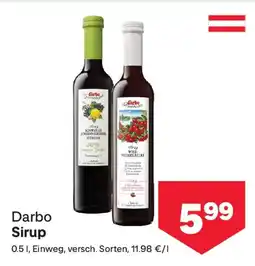 MPreis Darbo Sirup Angebot