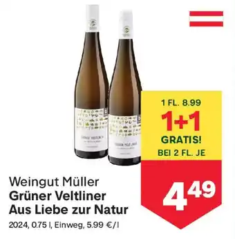 MPreis Weingut Müller Grüner Veltliner Aus Liebe zur Natur Angebot