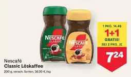 MPreis Nescafé Classic Löskaffee Angebot