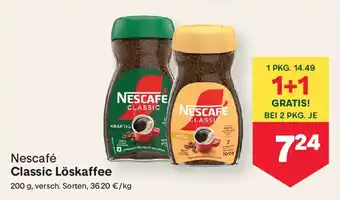MPreis Nescafé Classic Löskaffee Angebot
