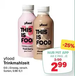 MPreis Yfood Trinkmahlzeit Angebot