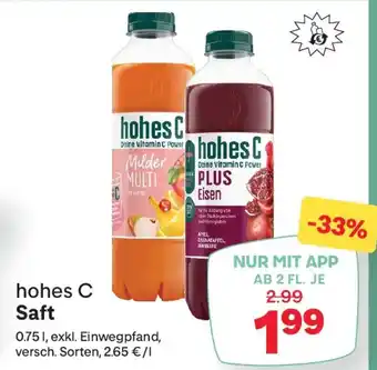 MPreis Hohes c saft Angebot