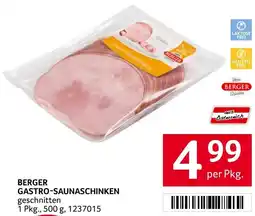 Transgourmet Berger gastro-saunaschinken Angebot