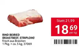 Transgourmet Rind beiried (roastbeef, striploin) Angebot
