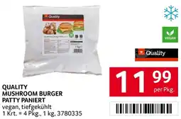 Transgourmet Quality mushroom burger patty paniert Angebot
