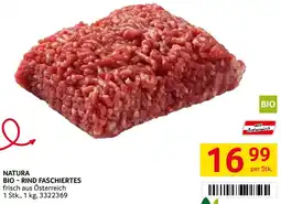 Transgourmet Natura bio rind faschiertes Angebot
