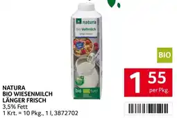 Transgourmet Natura bio wiesenmilch länger frisch Angebot