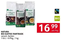 Transgourmet Natura bio kaffee fairtrade Angebot