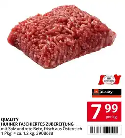 Transgourmet Quality hühner faschiertes zubereitung Angebot