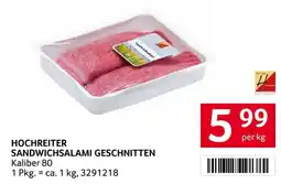 Transgourmet Hochreiter sandwichsalami geschnitten Angebot