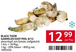 Transgourmet Black tiger garnelen easy peel 8/12 Angebot