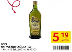 Transgourmet Goya natives olivenöl extra Angebot