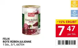 Transgourmet Felix rote rüben julienne Angebot