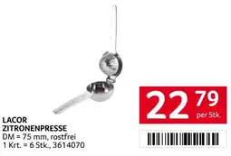 Transgourmet Lacor zitronenpresse Angebot