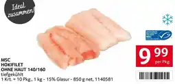 Transgourmet Msc hokifilet ohne haut 140/160 Angebot