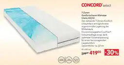 Matratzen Concord CONCORD select 7-Zonen Komfortschaum-Matratze Vitalis H3 H4 Angebot