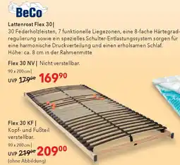 Matratzen Concord BeCo Lattenrost Flex 30 Angebot