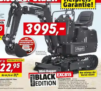 Scheppach minibagger mib800 be black edition