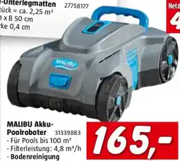 Bauhaus Malibu Poolroboter Akku Angebot