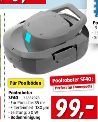Poolroboter akku sf40