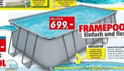 Bauhaus Funsicle Frame Pool Set Oasis Lap Pool Angebot