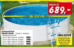 Bauhaus Malibu Stahlwand Pool Ocean Angebot