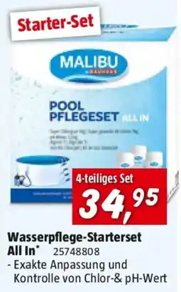 Bauhaus Malibu Wasserpflege Starterset All In Angebot