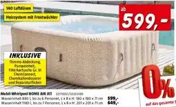 Bauhaus Bestway Lay-Z Spa Mobil Whirlpool Rome Air Jet Angebot