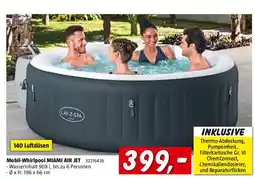 Bauhaus Bestway Lay Z Spa Mobil Whirlpool Miami Air Jet Angebot
