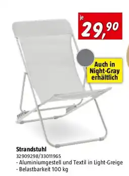 Bauhaus Sunfun Strandstuhl Angebot