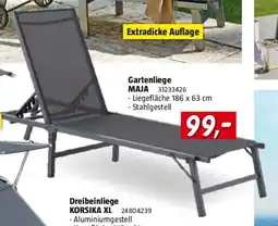 Bauhaus Sunfun Maja Gartenliege Angebot