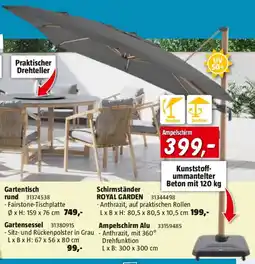Bauhaus Mwh ampelschirm new design Angebot