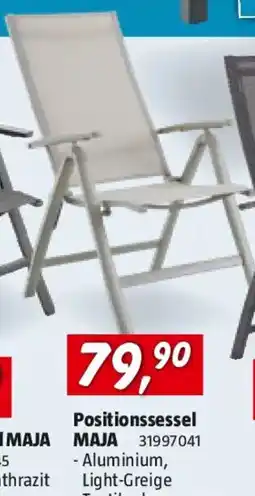Bauhaus Sunfun Maja Garten Positionssessel Angebot