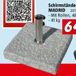 Bauhaus Sunfun Granitschirmständer Madrid Angebot