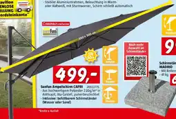 Bauhaus Sunfun Ampelschirm Capri Angebot