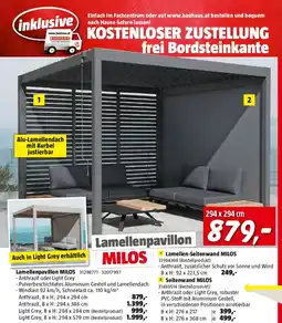 Bauhaus Sunfun Milos Seitenwand Angebot