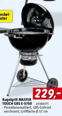 Bauhaus Weber master touch gbs kugelgrill e 5750 Angebot