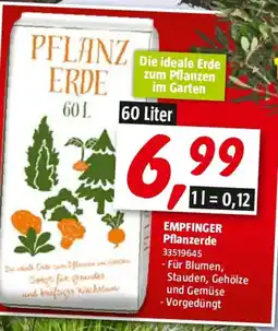 Bauhaus Empfinger pflanzerde Angebot
