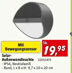 Bauhaus Solar Außenwandleuchte Angebot