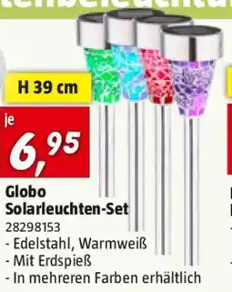 Bauhaus Globo Solarleuchten Set Angebot