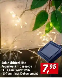 Bauhaus Solar Lichterkette Feuerwerk Angebot