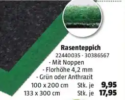 Bauhaus Rasenteppich Angebot
