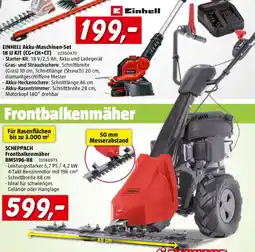 Bauhaus Scheppach frontbalkenmäher bms196 88 Angebot