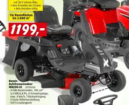 Bauhaus Benzin Aufsitzrasenmäher mr200 61 Angebot