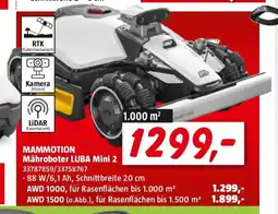 Bauhaus Mammotion mähroboter luba mini 2 Angebot