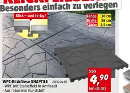 Bauhaus Wpc klickfliese snaptile Angebot