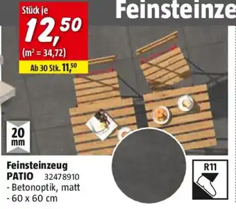 Bauhaus Feinsteinzeug patio Angebot